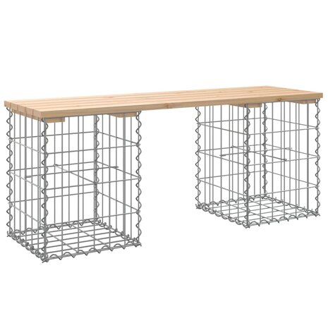 Tuinbank Schanskorfontwerp 103x31x42 cm massief grenenhout 2