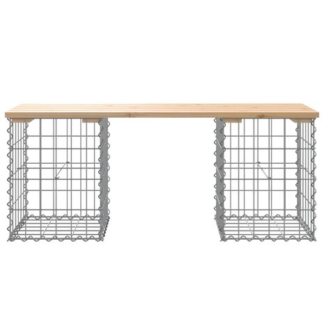 Tuinbank Schanskorfontwerp 103x31x42 cm massief grenenhout 3