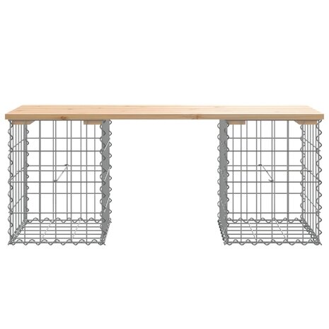 Tuinbank Schanskorfontwerp 103x31x42 cm massief grenenhout 5