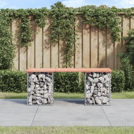 Tuinbank schanskorfontwerp 103x31x42 cm massief douglashout 1
