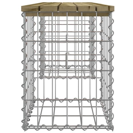 Tuinbank schanskorfontwerp 103x31x42 cm geïmpregneerd hout 4