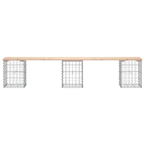 Tuinbank Schanskorfontwerp 203x31x42 cm massief grenenhout 3