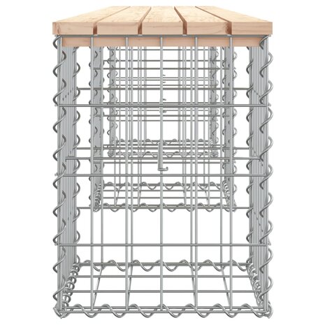 Tuinbank Schanskorfontwerp 203x31x42 cm massief grenenhout 4