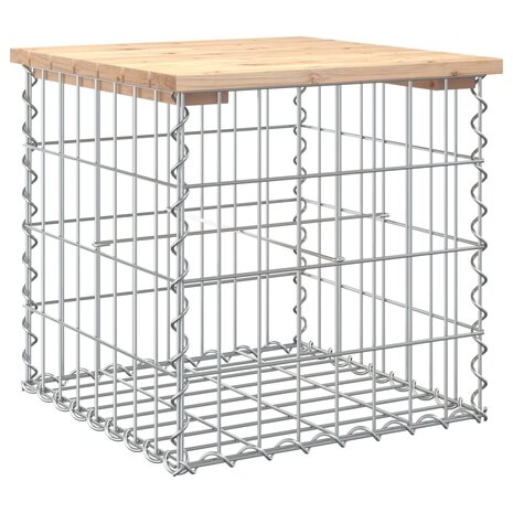 Tuinbank schanskorfontwerp 43x44x42 cm massief grenenhout 2