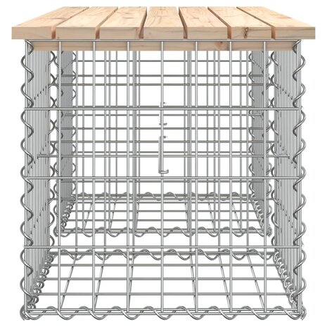 Tuinbank Schanskorfontwerp 103x44x42 cm massief grenenhout 4