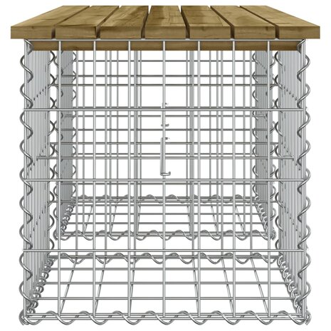 Tuinbank schanskorfontwerp 103x44x42 cm geïmpregneerd hout 4