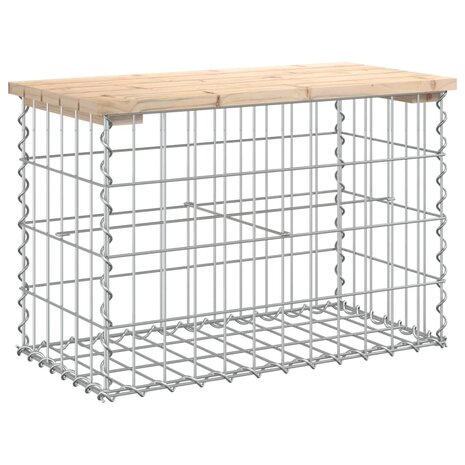 Tuinbank schanskorfontwerp 63x31,5x42 cm massief grenenhout 2