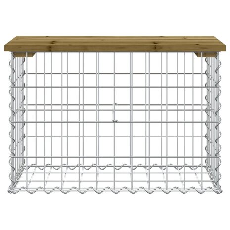 Tuinbank schanskorfontwerp 63x31,5x42 cm geïmpregneerd hout 3