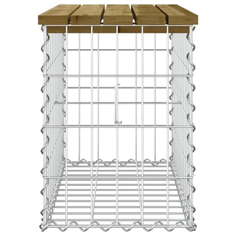 Tuinbank schanskorfontwerp 63x31,5x42 cm geïmpregneerd hout 4