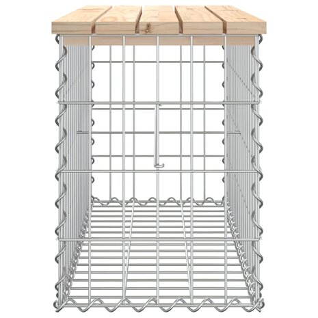 Tuinbank schanskorfontwerp 83x31,5x42 cm massief grenenhout 4