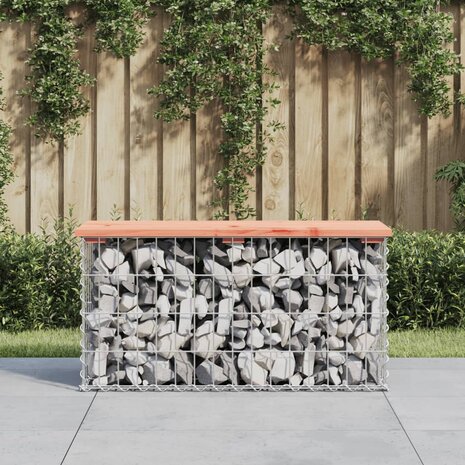 Tuinbank schanskorfontwerp 83x31,5x42 cm massief douglashout 1