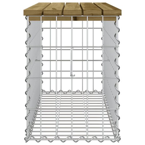 Tuinbank schanskorfontwerp 83x31,5x42 cm geïmpregneerd hout 4