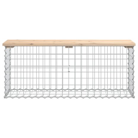 Tuinbank schanskorfontwerp 103x31,5x42 cm massief grenenhout 3