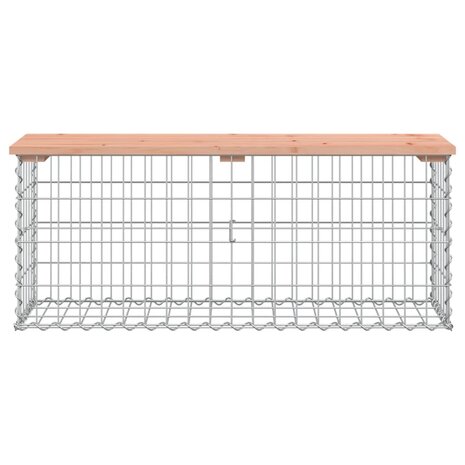 Tuinbank schanskorfontwerp 103x31,5x42 cm massief douglashout 3