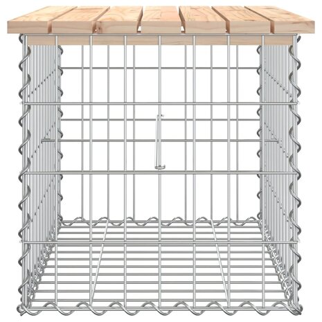 Tuinbank schanskorfontwerp 63x44x42 cm massief grenenhout 4