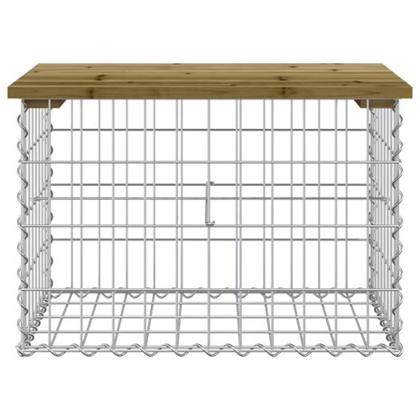 Tuinbank schanskorfontwerp 63x44x42 cm geïmpregneerd grenenhout 3