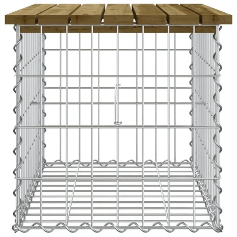 Tuinbank schanskorfontwerp 63x44x42 cm geïmpregneerd grenenhout 4