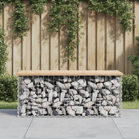 Tuinbank Schanskorfontwerp 103x44x42 cm massief grenenhout 1