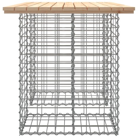 Tuinbank schanskorfontwerp 100x70x72 cm massief grenenhout 4