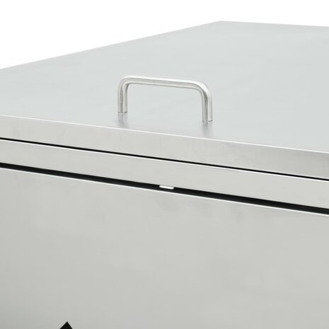 Containerberging dubbel 240 L roestvrij staal 6