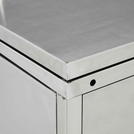 Containerberging vierdubbel 240 L roestvrij staal 5