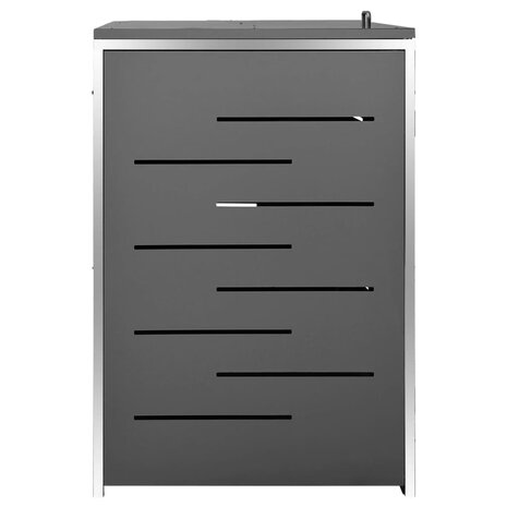 Containerberging vierdubbel 276,5x77,5x112,5 cm roestvrij staal 6