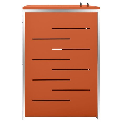 Containerberging dubbel 138x77,5x112,5 cm roestvrij staal 5