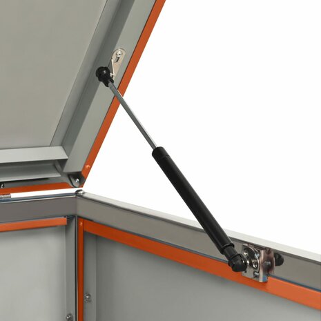 Containerberging dubbel 138x77,5x112,5 cm roestvrij staal 8