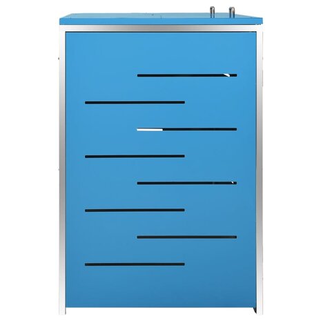 Containerberging dubbel 138x77,5x112,5 cm roestvrij staal 6