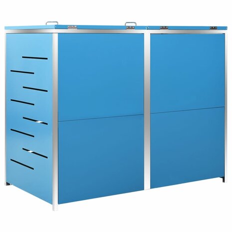 Containerberging dubbel 138x77,5x112,5 cm roestvrij staal 7