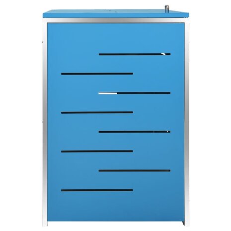 Containerberging vierdubbel 276,5x77,5x112,5 cm roestvrij staal 6