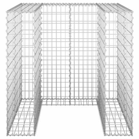 Schanskorf voor container 110x100x110 cm gegalvaniseerd staal 3