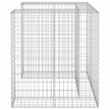 Schanskorf voor container 110x100x110 cm gegalvaniseerd staal 4