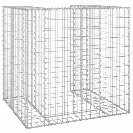 Schanskorf voor container 110x100x110 cm gegalvaniseerd staal 5