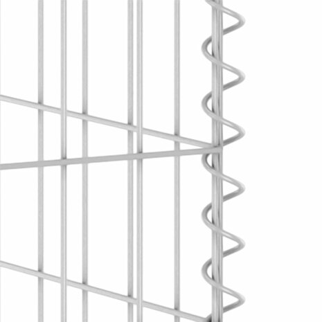 Schanskorf voor container 110x100x110 cm gegalvaniseerd staal 7