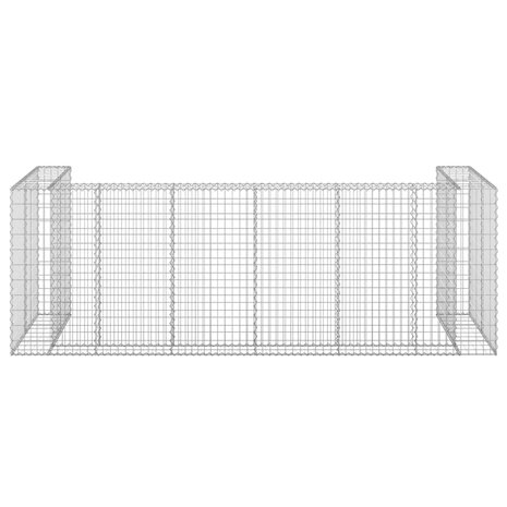 Schanskorf voor containers 325x100x110 cm gegalvaniseerd staal 6