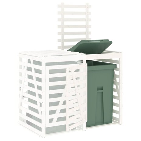 Containerberging verlengstuk massief grenenhout wit 4