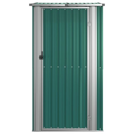 Tuinschuur 118,5x97x209,5 cm gegalvaniseerd staal groen 4