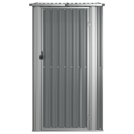 Tuinschuur 118,5x97x209,5 cm gegalvaniseerd staal grijs 4