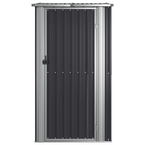 Tuinschuur 118,5x97x209,5 cm gegalvaniseerd staal antraciet 4
