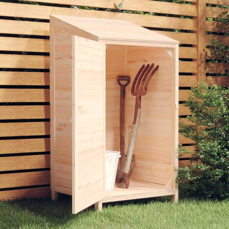 Tuinschuur 55x52x112 cm massief vurenhout 1