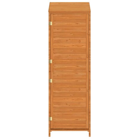 Tuinschuur 55x52x174,5 cm massief vurenhout bruin 4
