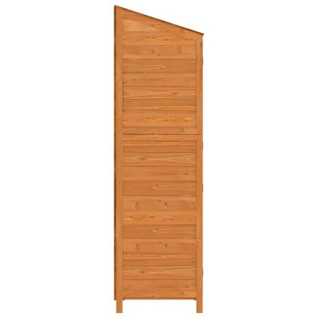 Tuinschuur 55x52x174,5 cm massief vurenhout bruin 5
