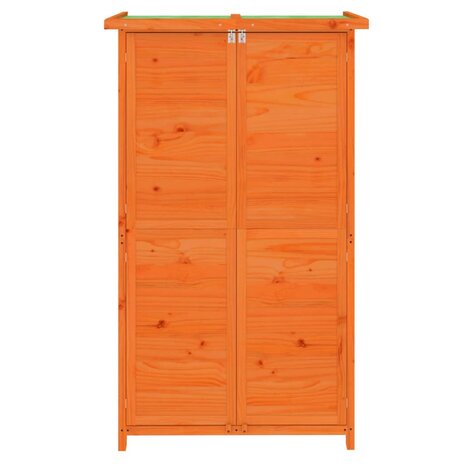 Tuinschuur 83x57x140 cm massief grenenhout bruin 4