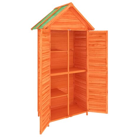 Tuinschuur 89x52,5x175 cm massief grenenhout bruin 5