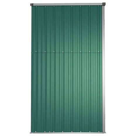 Tuinschuur 161x89x161 cm gegalvaniseerd staal groen 5