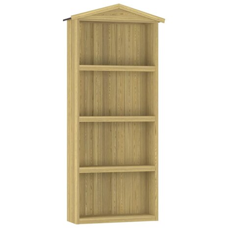 Tuinschuur 87x33x222 cm geïmpregneerd grenenhout 2