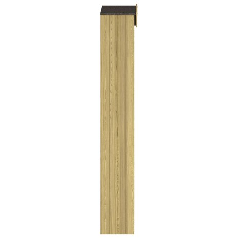 Tuinschuur 87x33x222 cm geïmpregneerd grenenhout 4