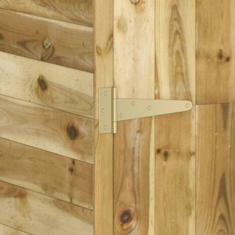 Tuinschuur 123x45x171 cm geïmpregneerd massief grenenhout 7