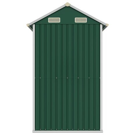 Tuinschuur 192x152,5x237 cm gegalvaniseerd staal groen 5